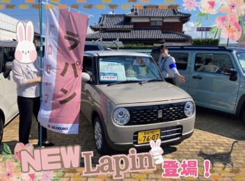 試乗車にNewラパンがやってきました‼