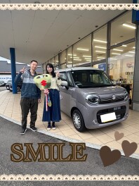 ご納車おめでとうございます！！【ワゴンRスマイル】