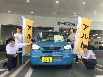 アルト試乗車　ご用意できました☆