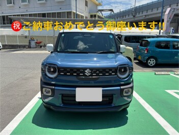 この度、クロスビーご納車致しました。