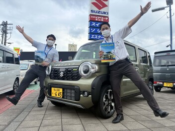 新型ハスラーの試乗車が入りました！！