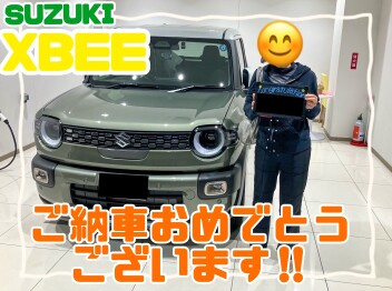 クロスビーをご納車させていただきました！
