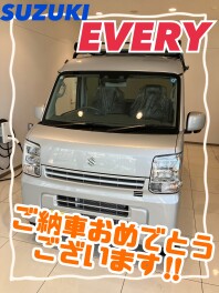 エブリイをご納車させていただきました！！