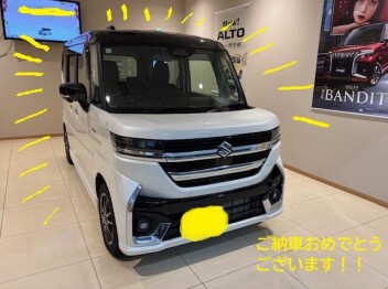 スペーシアカスタムご納車おめでとうございます！！