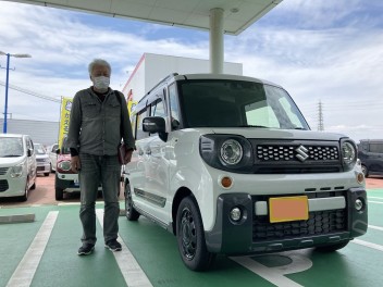 スペーシアギアご納車です(^_-)-☆