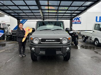 H様にジムニーをご納車させて頂きました