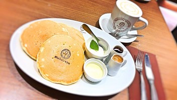 久々のパンケーキ！