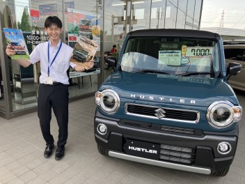 ハスラーの試乗車が登場！