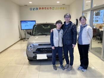 ☆K様、ラパンご納車おめでとうございます☆