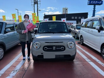 w様にラパンＬＣをご納車させて頂きました