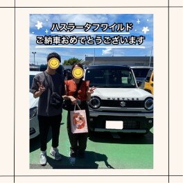 T様ハスラーご納車おめでとうございます！