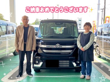 【スペーシアカスタム】おめでとうございます☆