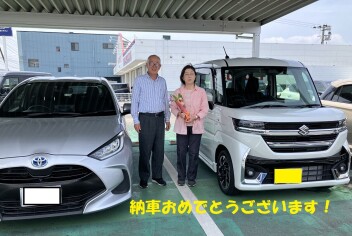 スペーシアカスタム納車させていただきました！