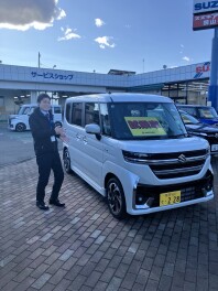 週末展示会開催！！！スペーシアカスタム展示中！