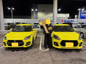 E様スイフトスポーツご納車おめでとうございます！