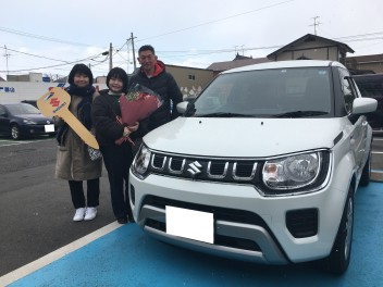 M様イグニスご納車です♡