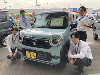 ハスラー誕生フェア開催中です！