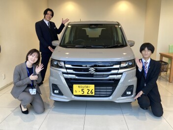 NEWワゴンRがお店にやってきました！