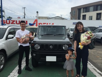＊Ｅ様　新型ジムニーご納車＊
