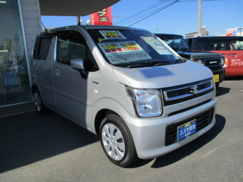 スズキ中古車1 2（ワンツー）リースでお得に乗れるワゴンＲご用意いたしました！