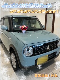ご納車おめでとうございます！【ラパン】アリーナ広中央