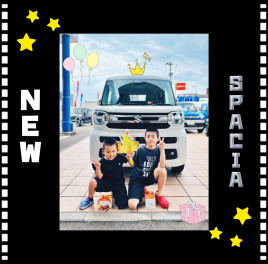 ！！新型スペーシアご納車！！