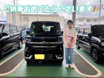 スペーシアカスタム　ご納車しました♡