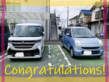 スペーシアカスタム　ご納車おめでとうございます！