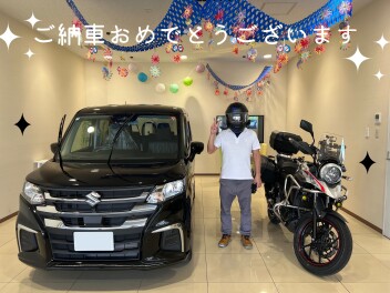 ご納車誠におめでとうございます☆ソリオ★
