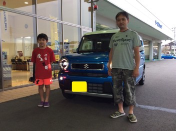 ハスラーご納車おめでとうございます♪