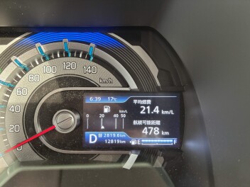 前モデルのハスラー４WDの燃費♪♪