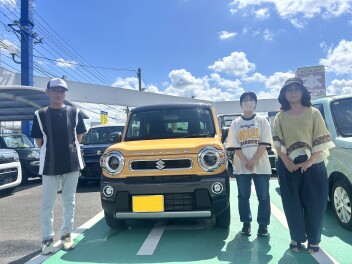 ハスラーご納車させていただきました。