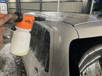 撥水泡洗車☆