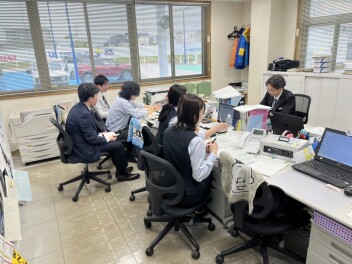 新入社員拠点スタンプラリー