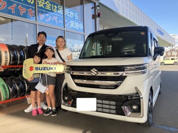 スペーシアカスタム、ご納車おめでとうございます♪