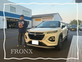 フロンクスのご納車おめでとうございます！