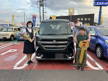 スペーシアカスタムをご納車させて頂きました