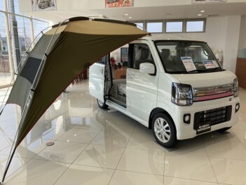 キャンプなどにおススメ！エブリイワゴン！