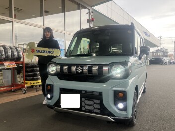 スペーシアギア、ご納車おめでとうございます♪