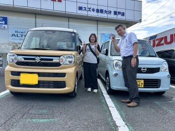スペーシアをご納車いたしました！！