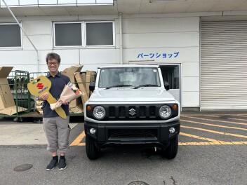 M様にジムニーをご納車させて頂きました