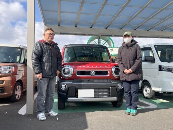 ハスラーご納車おめでとうございます！