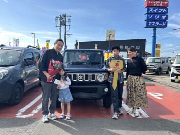 Y様にジムニーノマドをご納車させて頂きました