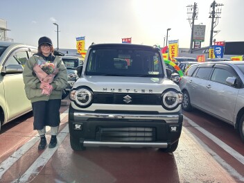 H様にハスラーをご納車させて頂きました