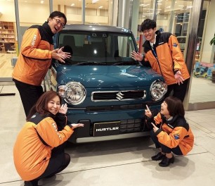 新型ハスラー展示車がやってきた！！