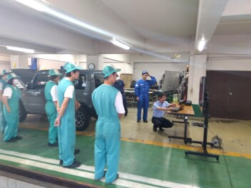 大分高校　自動車工学専攻科　技術講習会＆オープンキャンパス