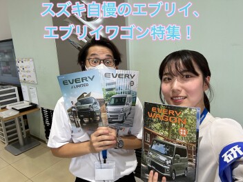 アウトドアにも最適なエブリイワゴン！！