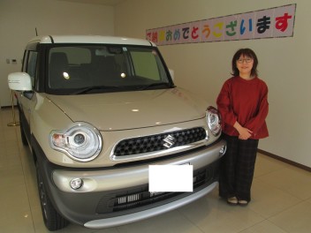 新車クロスビーを納車しました！！