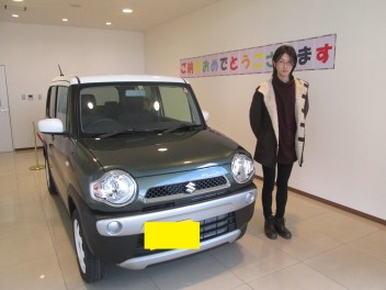 ハスラーのマニュアル車納車！！