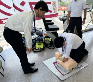 ＡＥＤ講習を受けました！
